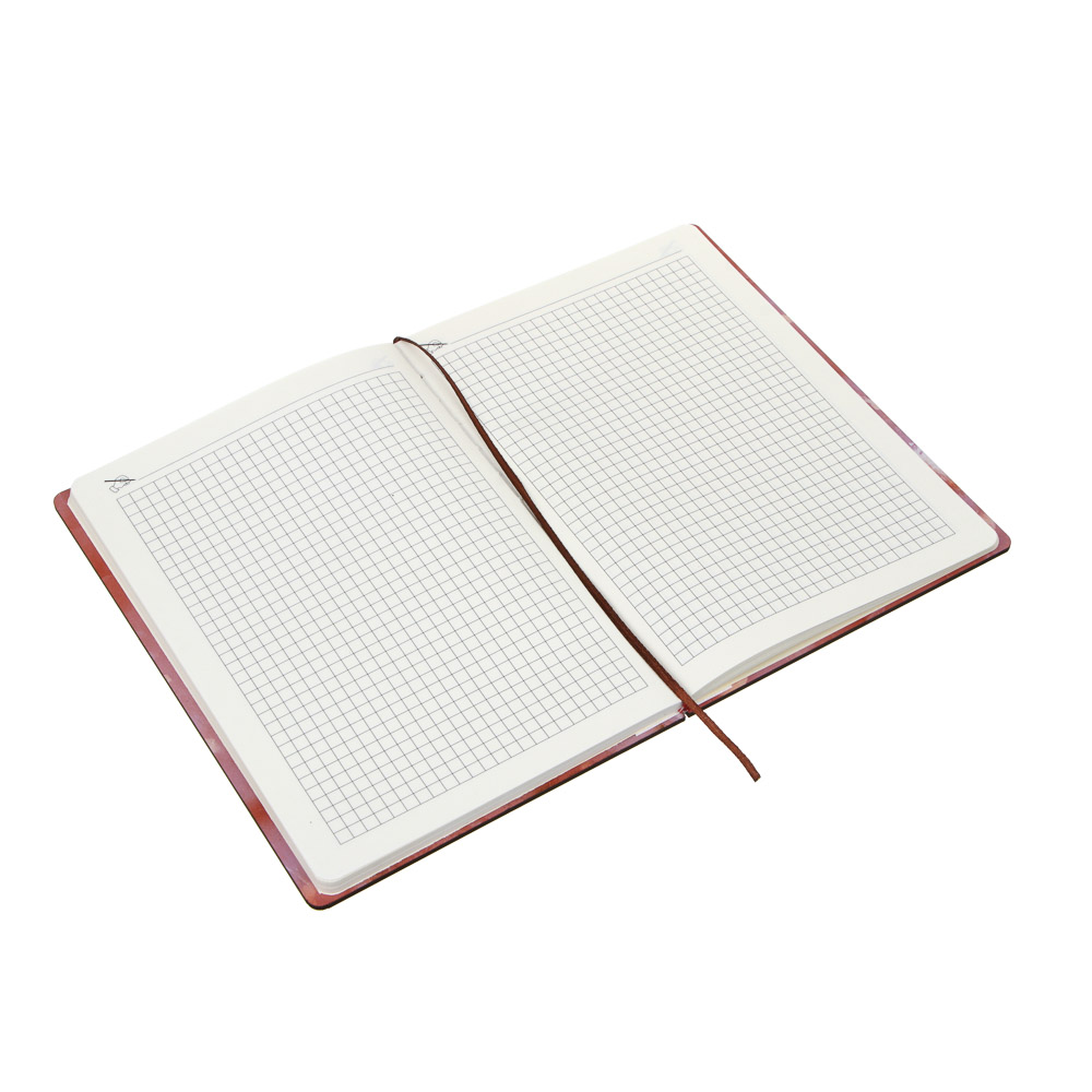 Записная книжка 80л, тверд.обл.из МДФ, вырубка, клетка, 21х14,6см, 2 дизайна, арт.№ 574-023