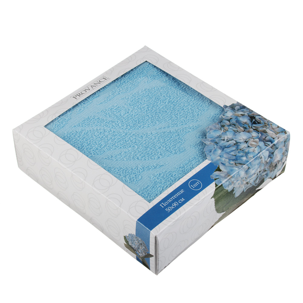 PROVANCE Гортензия Полотенце махровое 50х90см, 100% хлопок, арт.№ 488-101