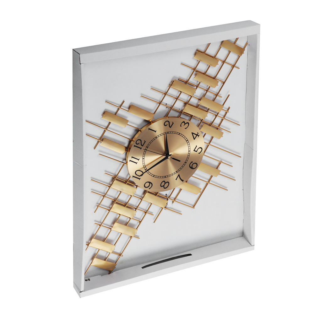 LADECOR CHRONO Часы настенные, d22 см, 77x52см,  металл, арт.1, арт.№ 581-951