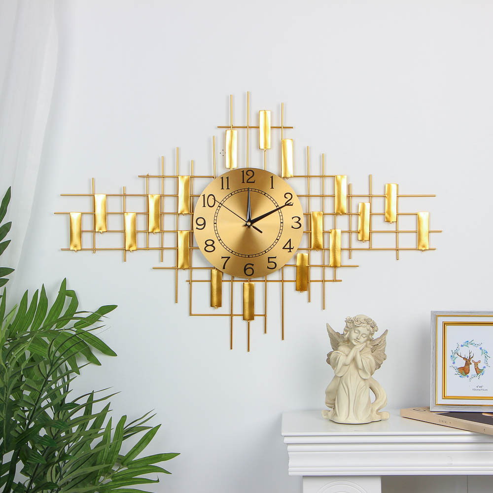 LADECOR CHRONO Часы настенные, d22 см, 77x52см,  металл, арт.1, арт.№ 581-951