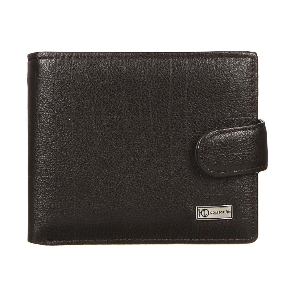 ЮL Портмоне с отделениями для карт, купюр и монет, ПУ,11,5х9,5х2см, 2 цвета, КМ20-03, арт.№ 350-056