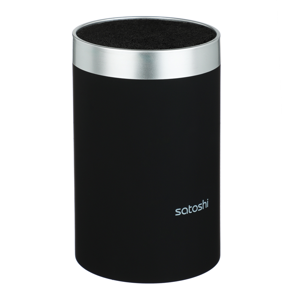 SATOSHI Меко Подставка для ножей d11х18см, полипропиленовые разделители, арт.№ 803-376