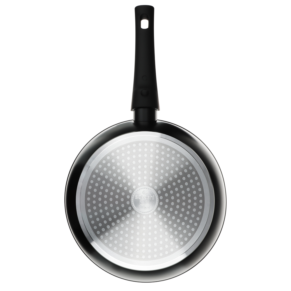 SATOSHI Оникс Сковорода глубокая литая d24см, антипригарное покрытие "мрамор", съемная ручка, индукц, арт.№ 846-317