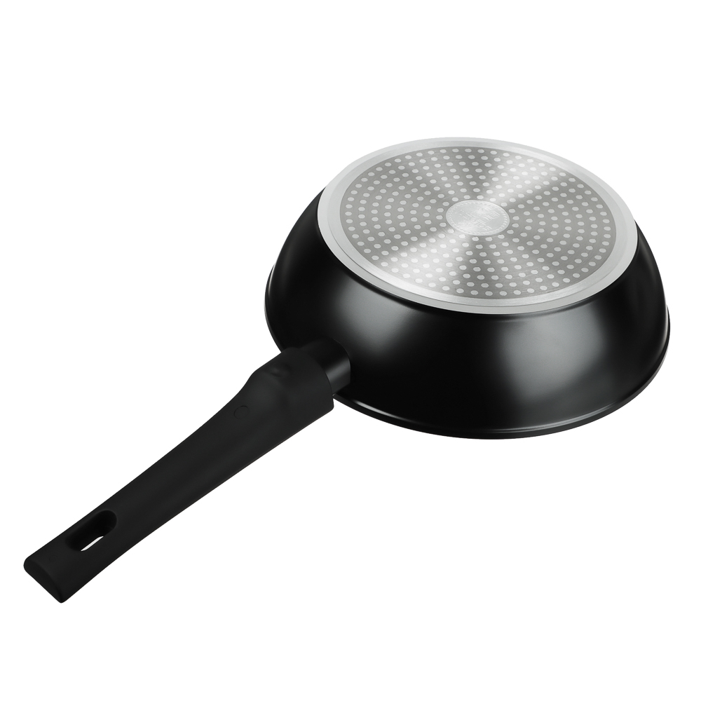 SATOSHI Оникс Сковорода глубокая литая d24см, антипригарное покрытие "мрамор", съемная ручка, индукц, арт.№ 846-317