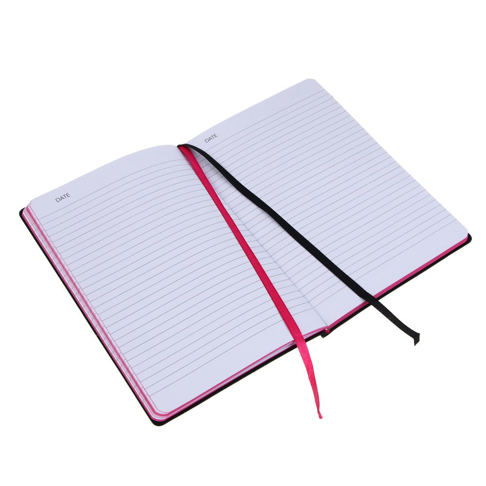 Бизнес-блокнот "АНИМЕ 2" А5, 192 страницы, гибкая обложка искусственная кожа, цветной срез, резинка, 2 закладки, арт.№ 572-280