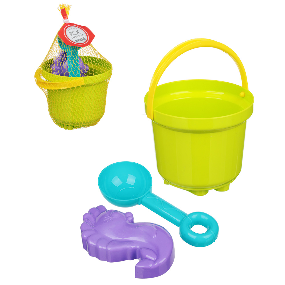 РОСИГРУШКА Набор для песочницы с малым ведром 2-3 пр., арт.№ 430-112