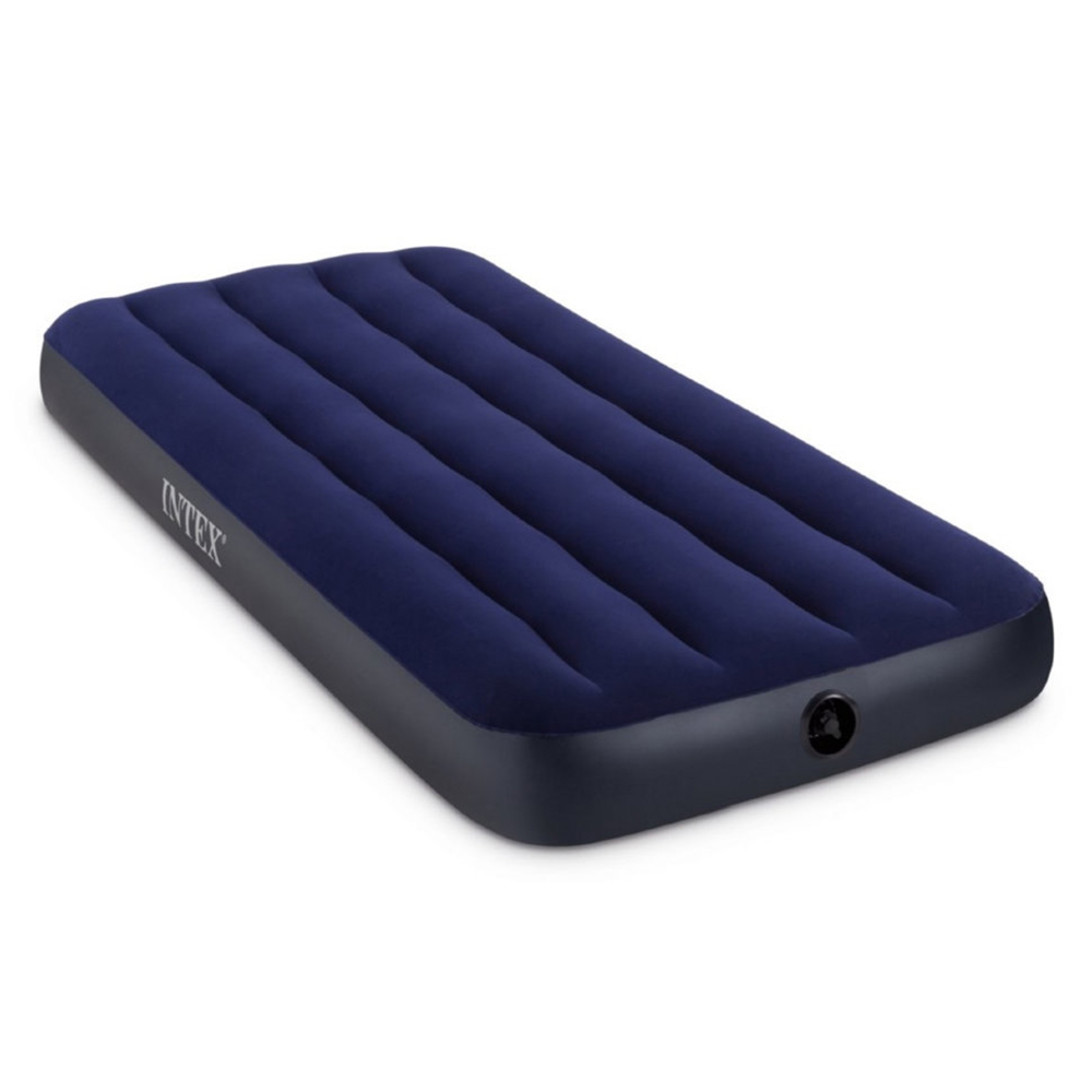 INTEX Матрас надувной CLASSIC DOWNY, с технологией ФАЙБЕР-ТЭК, 191х76x25см, до 136кг, 64756, арт.№ 108-041