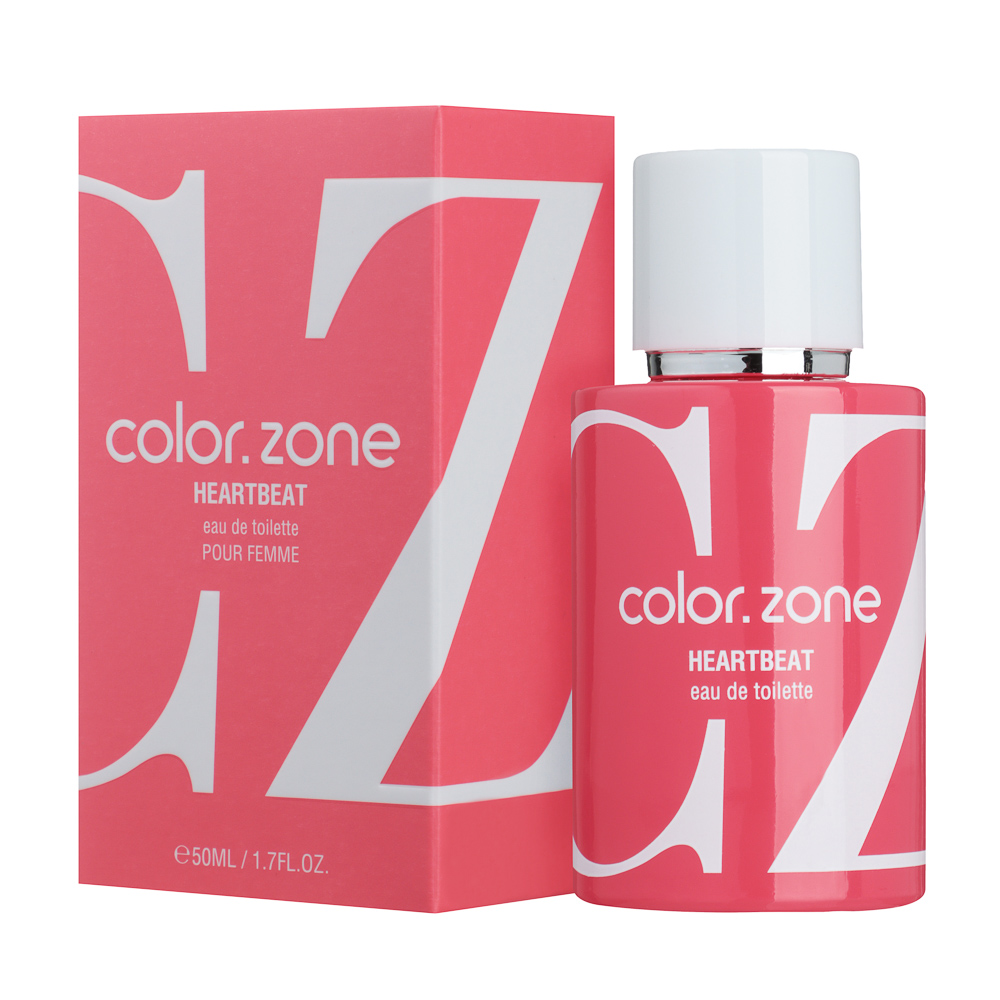 Туалетная вода женская тм UNIQUE color.zone Heartbeat, 50 мл, арт.№ 313-375