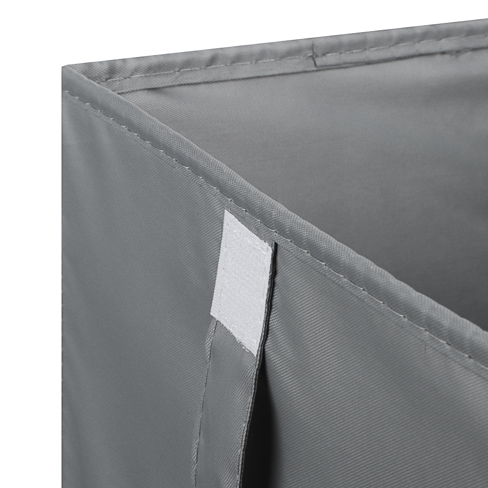 VETTA Короб с крышкой, с прозрачным окном, 25х35х15см, Швеция, полиэстер, серый, арт.№ 457-706