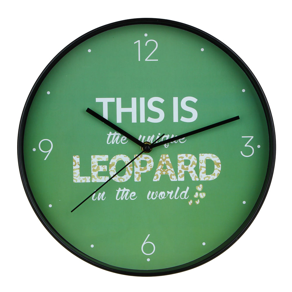 LADECOR CHRONO Часы настенные круглые, пластик, 30х30х4 см, 4 цвета, арт.№ 581-008