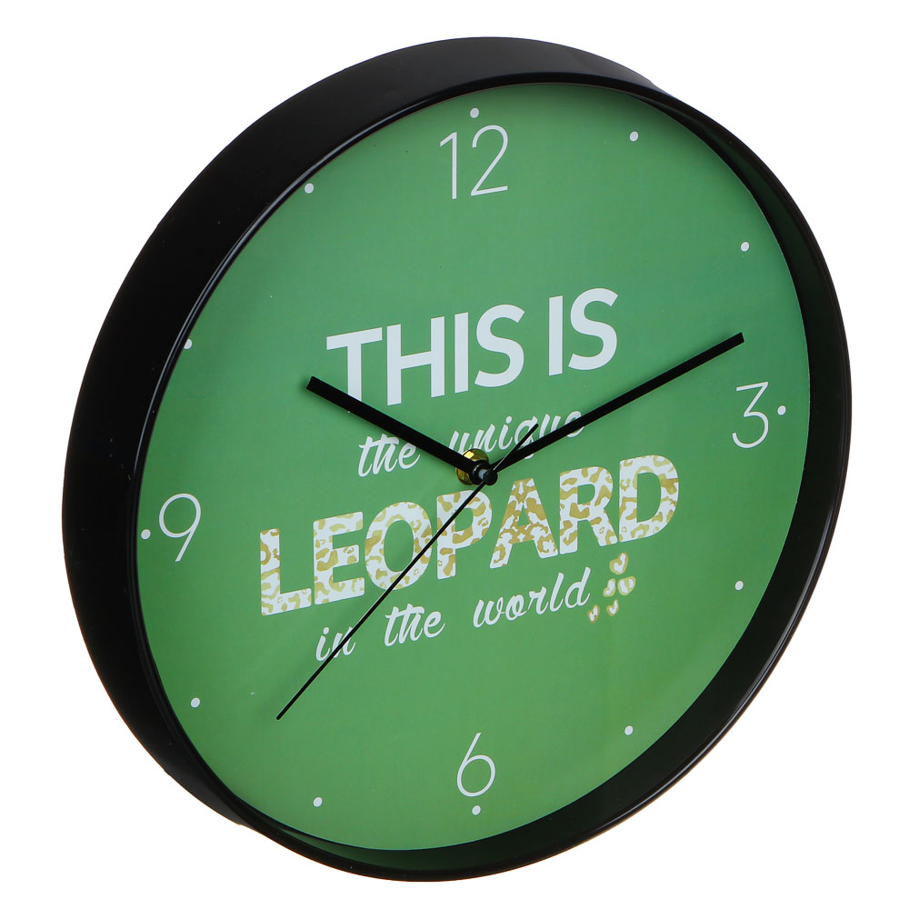 LADECOR CHRONO Часы настенные круглые, пластик, 30х30х4 см, 4 цвета, арт.№ 581-008