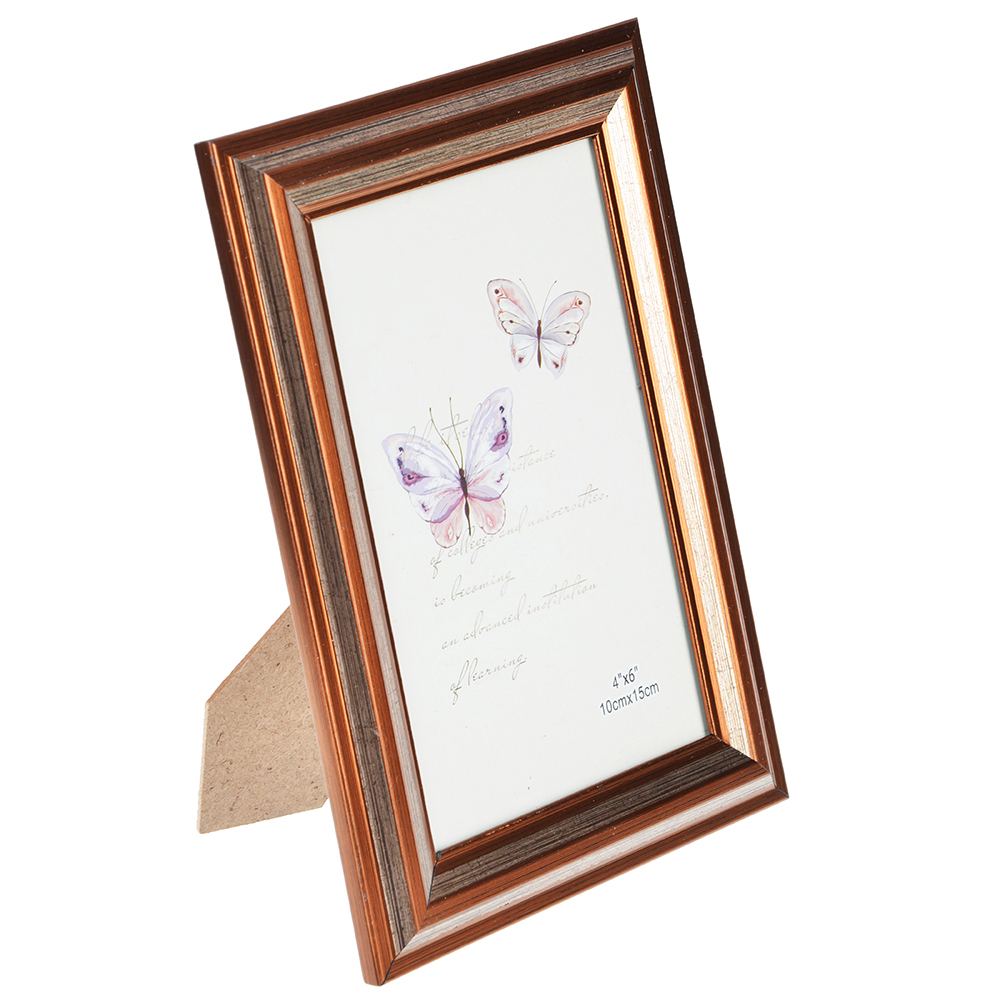 Фоторамка, 10х15 см, 2 цвета, МДФ, пластик, арт. 2903-41, арт.№ 520-533