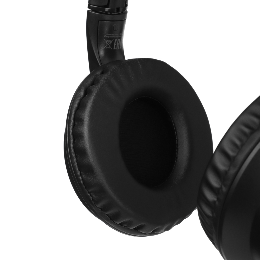 Наушники беспроводные полноразмерные BY AirBeats, 200мАч, BT5.4, чёрный, арт.№ 410-111