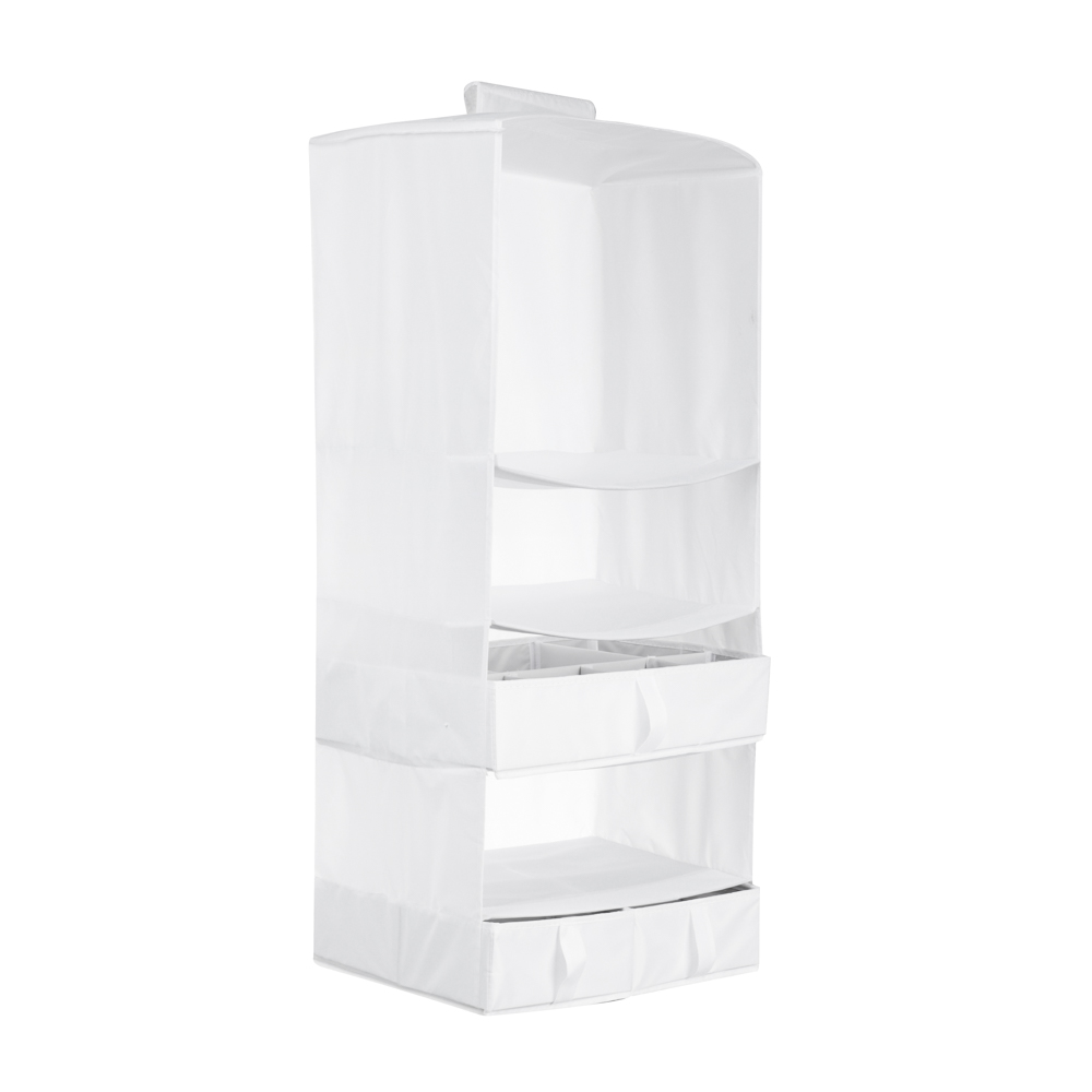 VETTA Кофр подвесной, 5 отделений, 40х30х90см, Швеция, полиэстер, белый, арт.№ 457-718