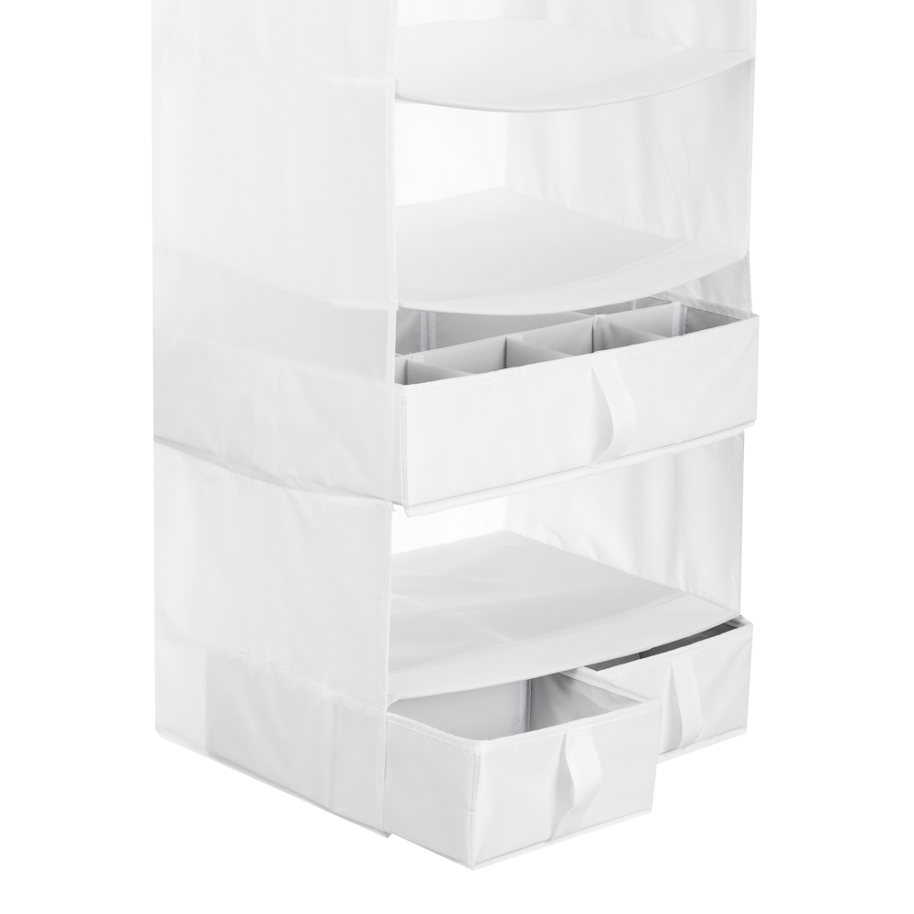 VETTA Кофр подвесной, 5 отделений, 40х30х90см, Швеция, полиэстер, белый, арт.№ 457-718