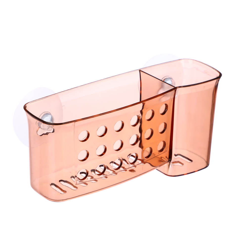 VETTA Полка настенная, 2 отделения, ПС, 16,5x5x8см, 3 цвета, арт.№ 478-049