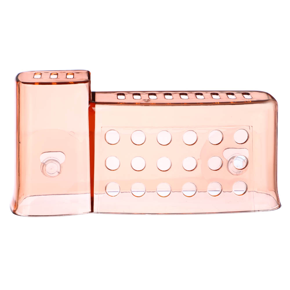 VETTA Полка настенная, 2 отделения, ПС, 16,5x5x8см, 3 цвета, арт.№ 478-049