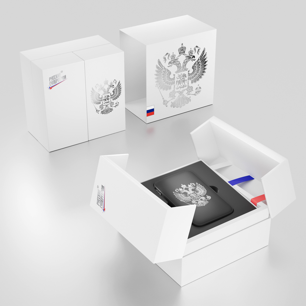 BY Аккумулятор мобильный Светящийся 10000мАч, USB-A,USBC,встр.каб.,QC,PD,22.5W, Герб, короб. белая, арт.№ 031-196