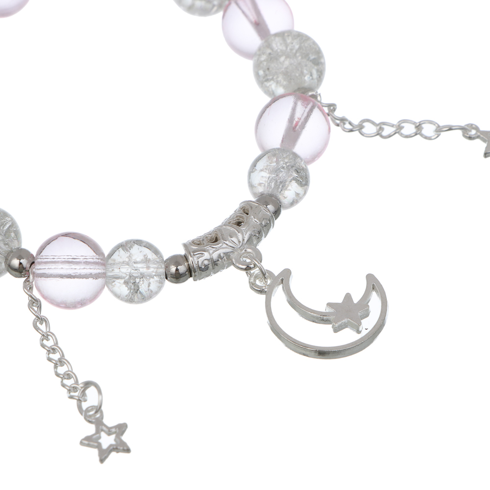 ЮНИLOOK Браслет с декором, d7см, d бусин 1см, 6 цветов, стекло, #3, арт.№ 316-380