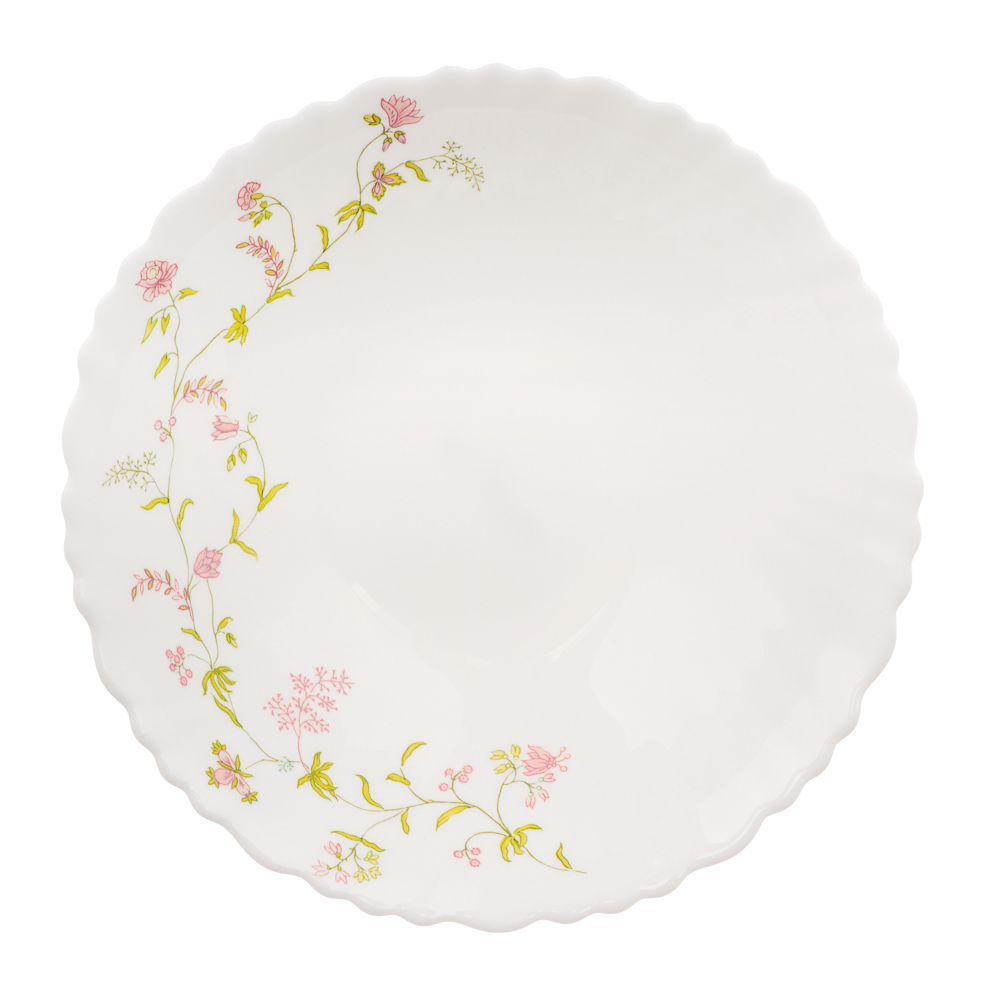 MILLIMI Клавель Салатник опаловое стекло 24см, арт.№ 818-005