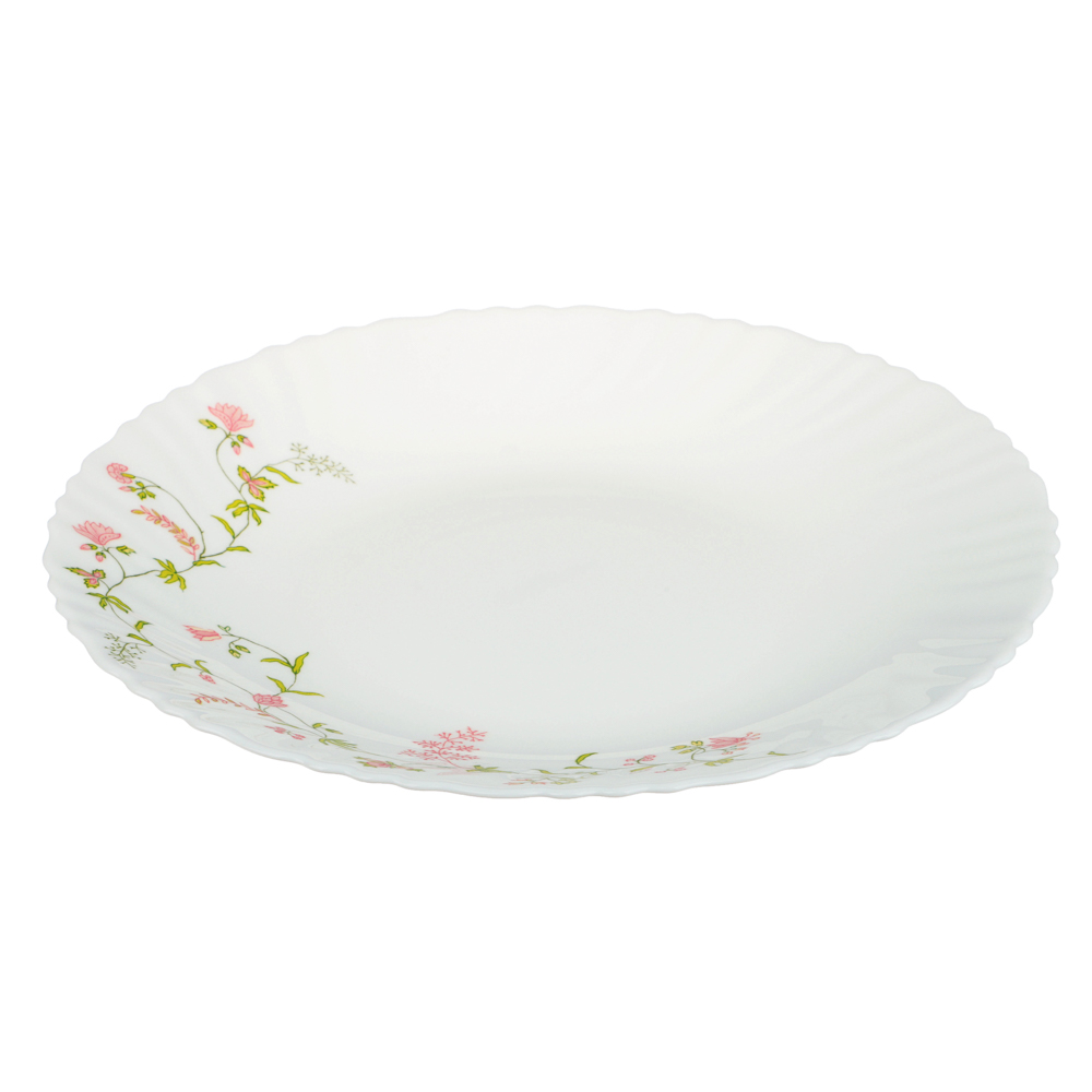 MILLIMI Клавель Тарелка подстановочная опаловое стекло 24см, арт.№ 818-007