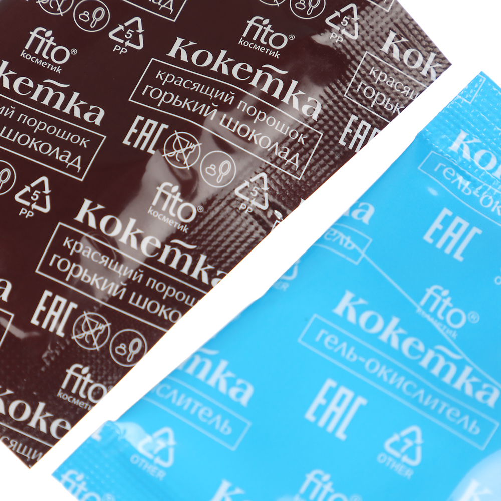 Фитокосметик Краска для бровей и ресниц "Кокетка" 5г, цвет горький шоколад, арт.№ 081-036