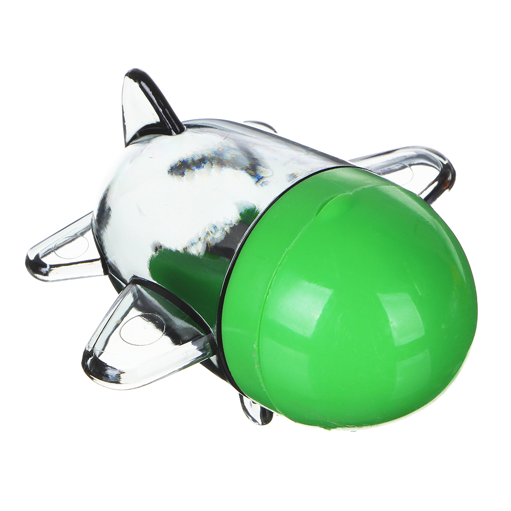 Точилка для карандашей с контейнером в форме самолетика, 5,5x5,5см, пластик, 3 цвета, арт.№ 576-014