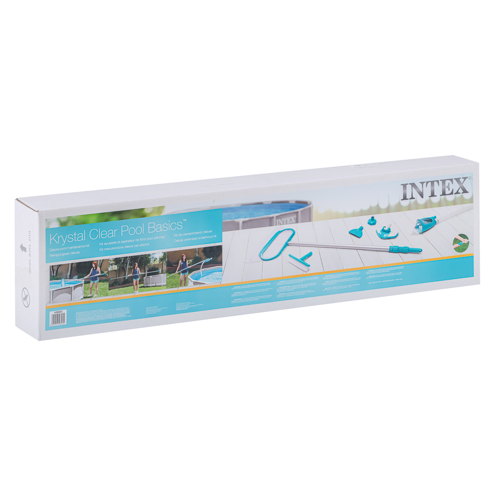 INTEX Комплект для очистки бассейна Дэлюкс, с выдвижной рукояткой, 28003, арт.№ 109-255