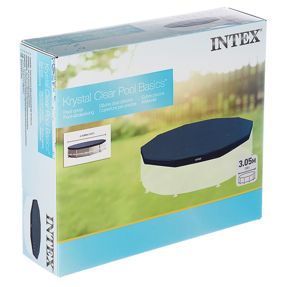 INTEX Крышка для бассейна круглая d305см, веревочное крепление, 58406/28030, арт.№ 359-020