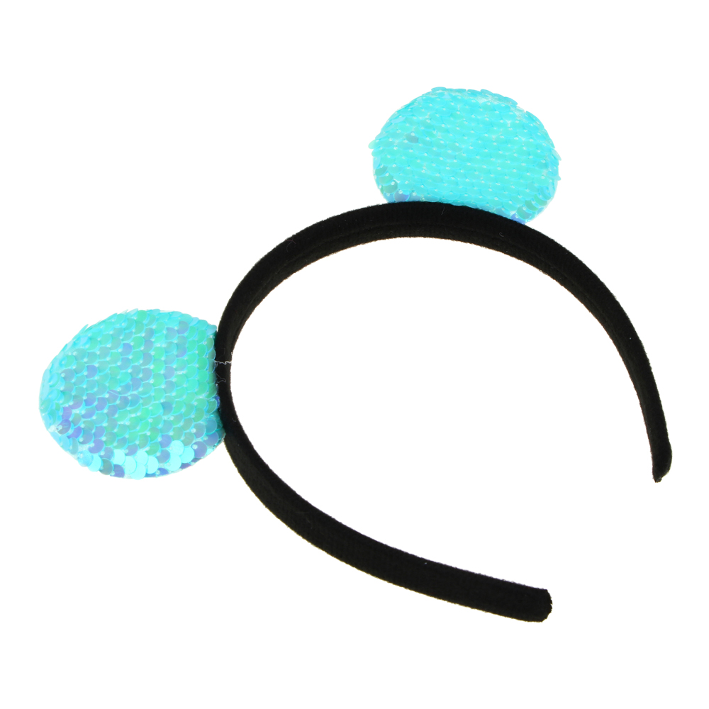 BERIOTTI Ободок для волос с ушками, 1-1,5см, полистирол, полиэстер, 2 дизайна, арт.№ 316-222