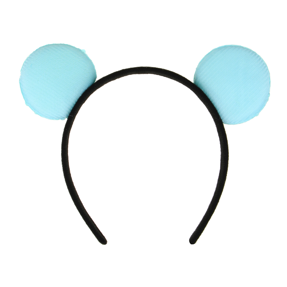 BERIOTTI Ободок для волос с ушками, 1-1,5см, полистирол, полиэстер, 2 дизайна, арт.№ 316-222