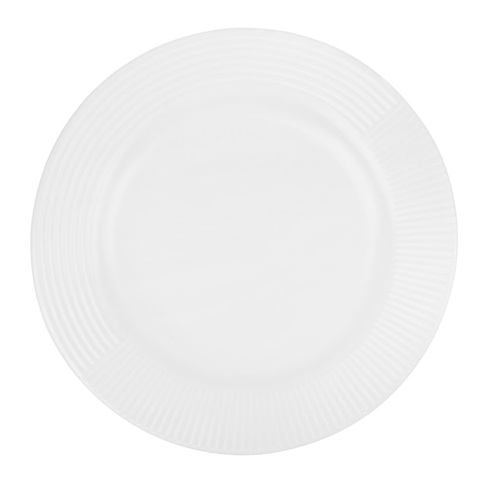 MILLIMI Монблан тарелка подстановочная 26,8см, керамика, белый, арт.№ 824-214