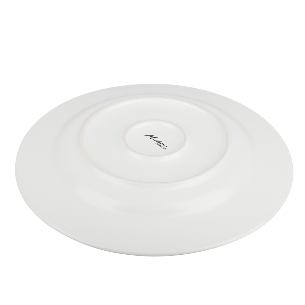 MILLIMI Монблан тарелка подстановочная 26,8см, керамика, белый, арт.№ 824-214