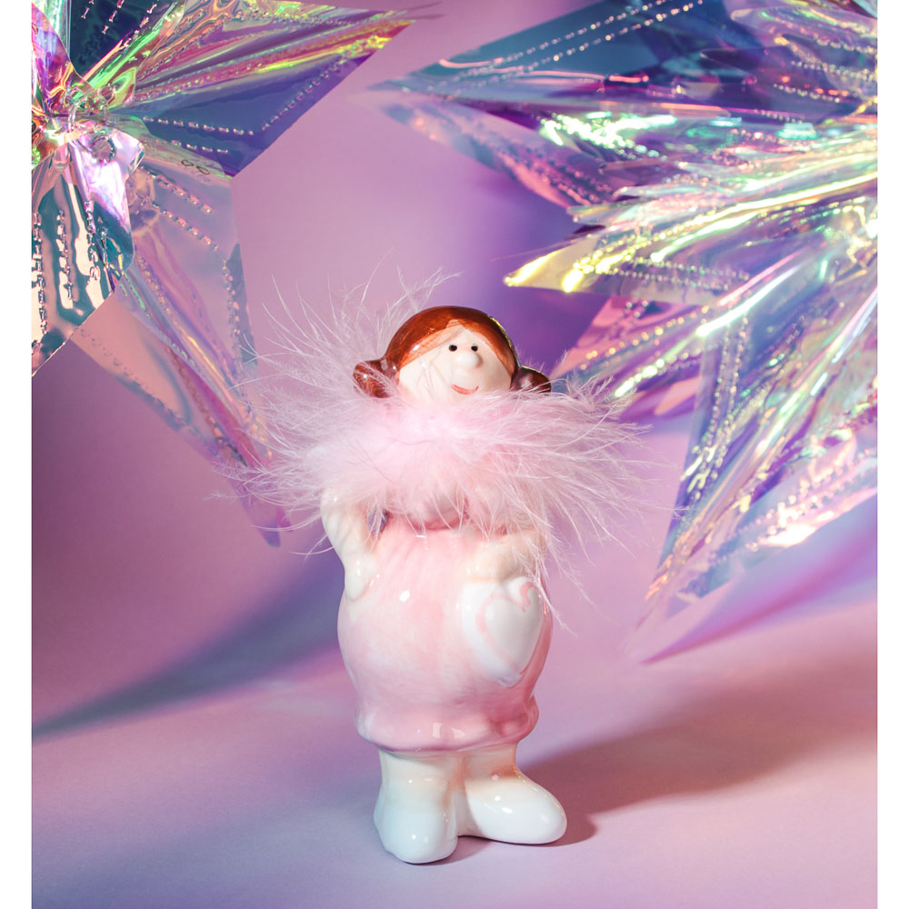 СНОУ БУМ Сувенир Ангелина, доломит, 5,8х5х12см, арт.№ 396-681