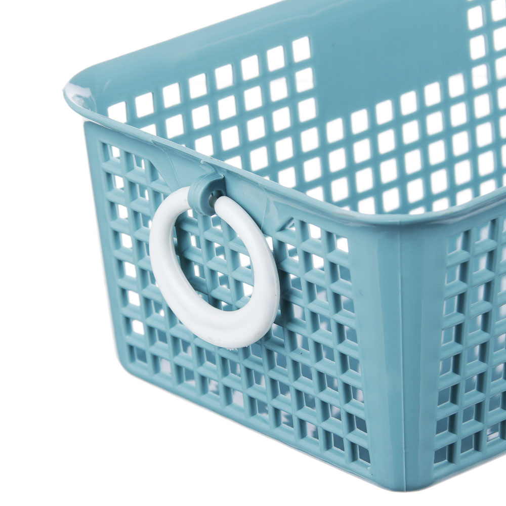 VETTA Блок для хранения мелочей "Корзина", 20x11x7см, пластик, 3 цвета, арт.№ 444-212