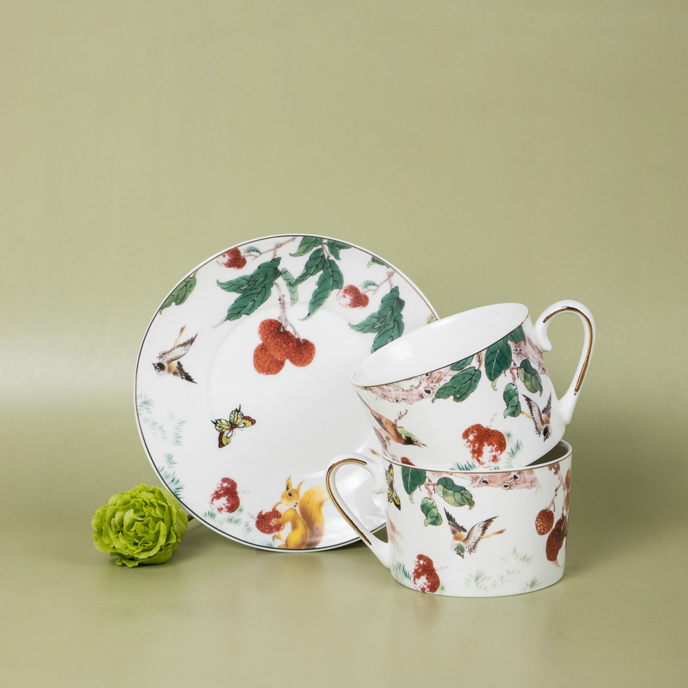 MILLIMI Нежность Набор чайный 4 пр., 250мл, 15см, фарфор, арт.№ 802-465