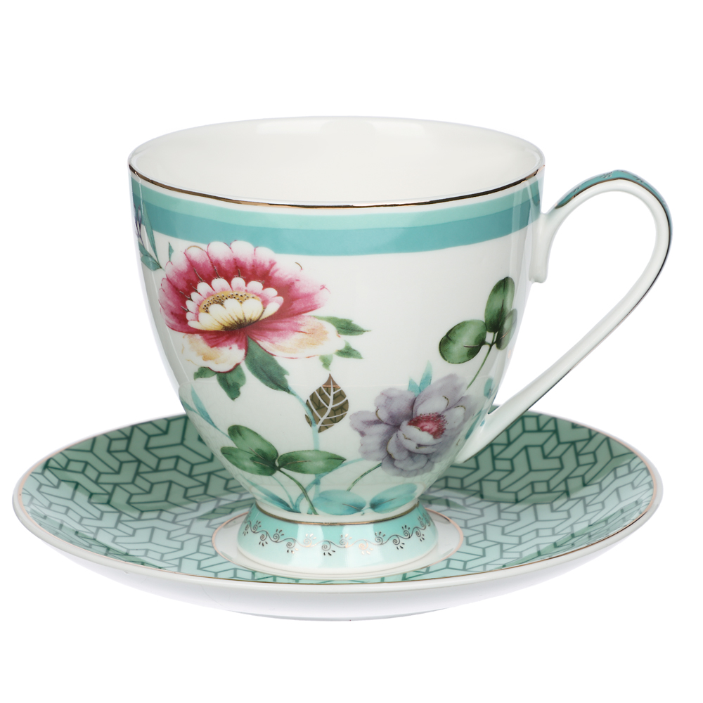 MILLIMI Орнэла Набор чайный 2 пр., 320мл, 15см, фарфор, арт.№ 802-467