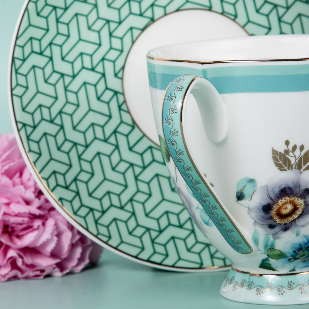 MILLIMI Орнэла Набор чайный 2 пр., 320мл, 15см, фарфор, арт.№ 802-467