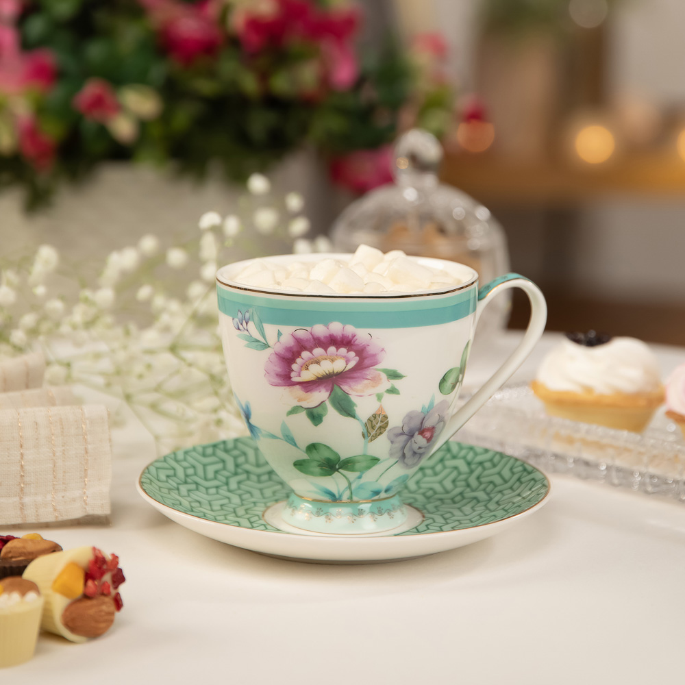 MILLIMI Орнэла Набор чайный 2 пр., 320мл, 15см, фарфор, арт.№ 802-467