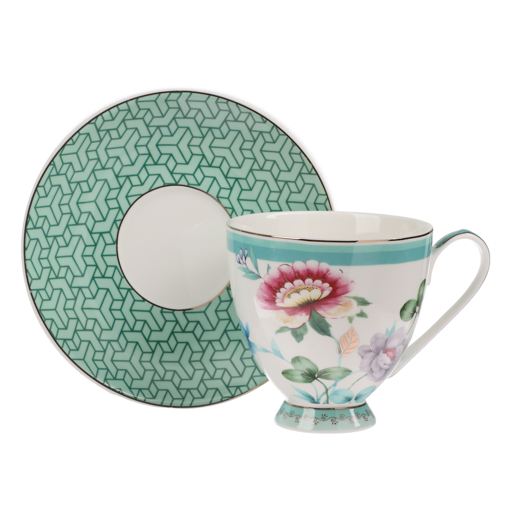 MILLIMI Орнэла Набор чайный 2 пр., 320мл, 15см, фарфор, арт.№ 802-467