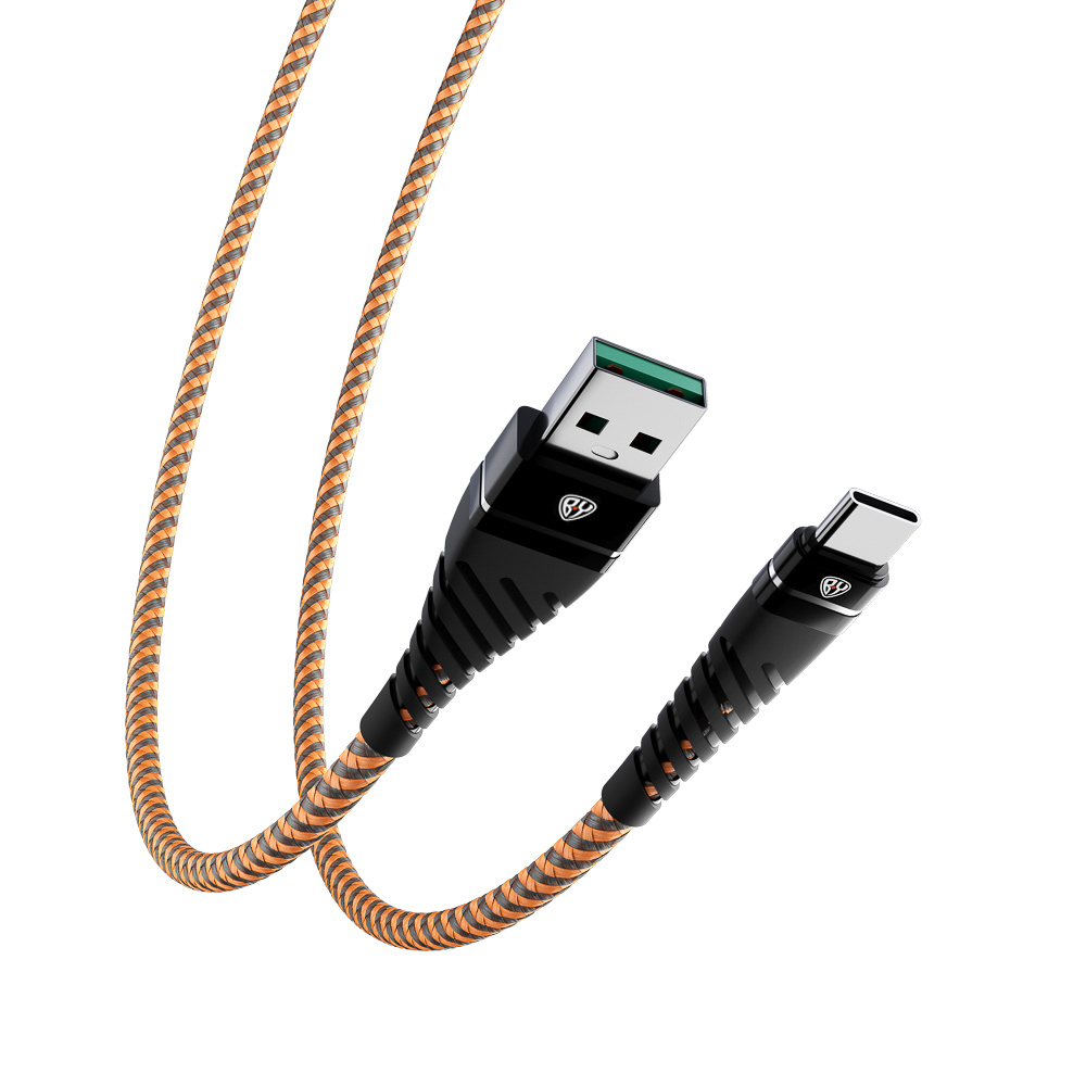 Кабель для зарядки USB(A)-Type C BY Герои, 1м, 3А, Быстрая зарядка QC3.0, тканевая оплётка, Баба Яга, арт.№ 931-392