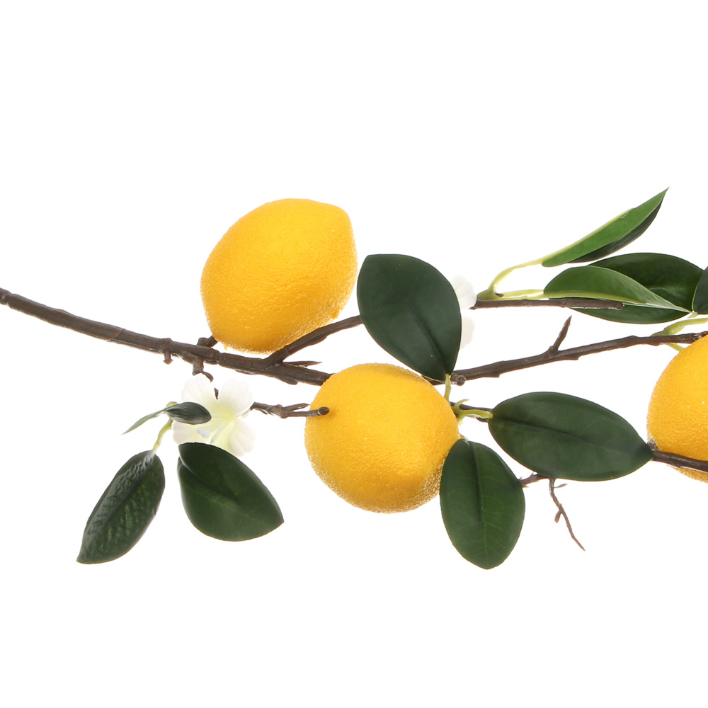 Ветка декоративная тм LADECOR "Фрукты" арт 1, 60 см, пенопласт, текстиль, 3 вида, арт.№ 409-191