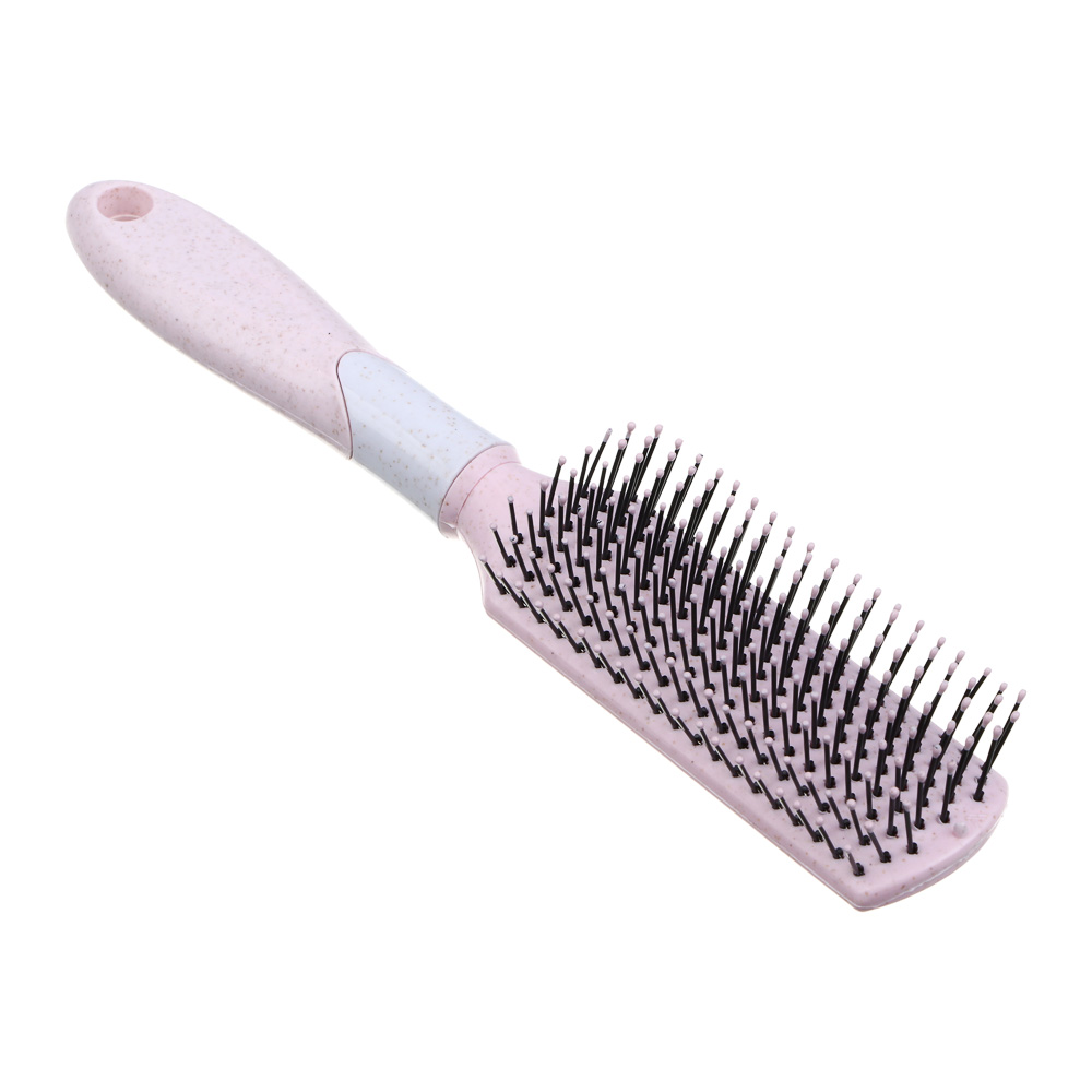 ЮНИLOOK Расческа массажная Пастель, пластик, 22,8х4см, розовый, МП-2, арт.№ 319-238