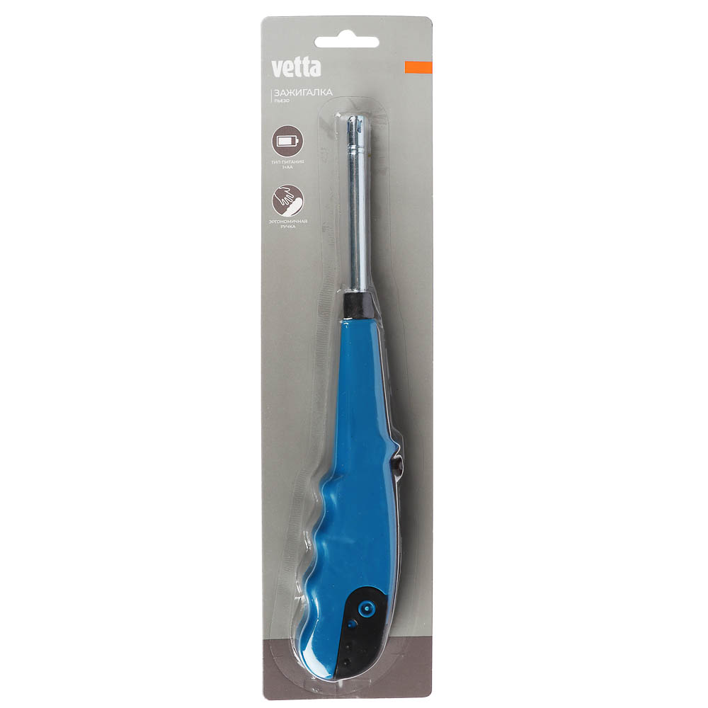 Зажигалка пьезо тм VETTA, пластик, WH-819, АА батарейка (нет в комплекте), арт.№ 442-003