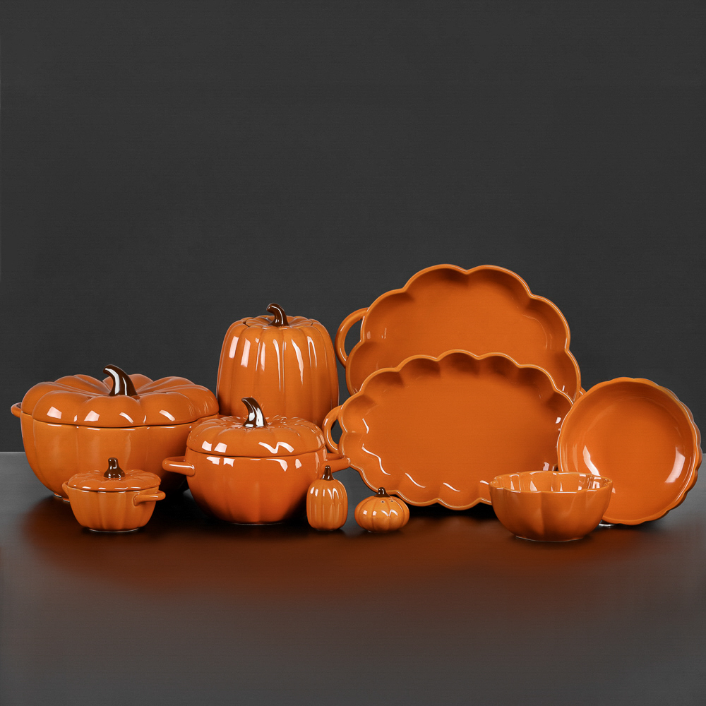BY COLLECTION Тыква Перечница, керамика, 6,5х5,5см, арт.№ 826-366
