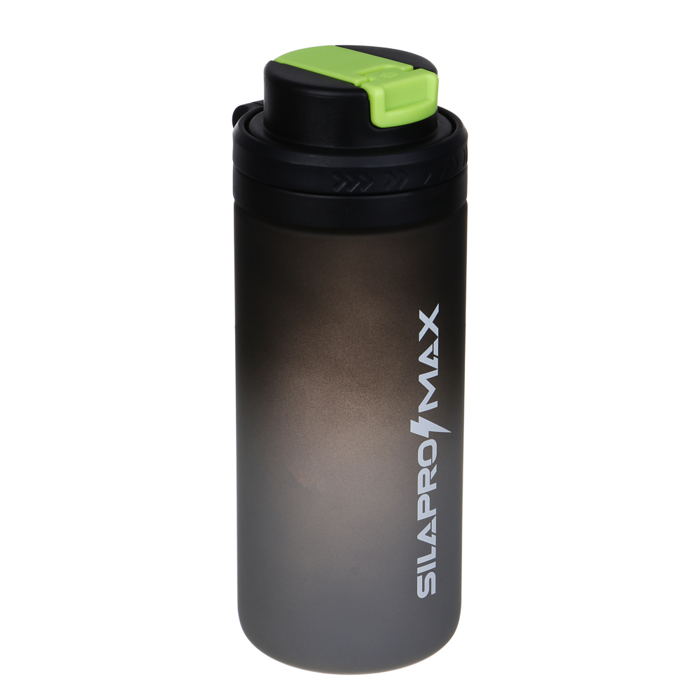 SILAPRO Max Бутылка для воды, 20х7.5см, 620мл, черный, PC, PP, арт.№ 088-122