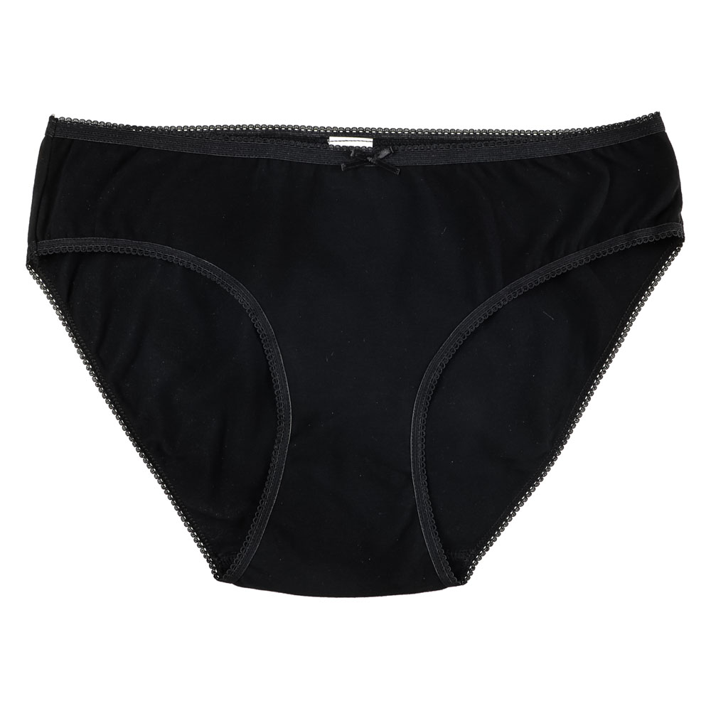 MINIMI Basic Трусы-слипы женские, р-р: 46, 95% хлопок, 5% эластан, черные, BO221, арт.№ 331-211
