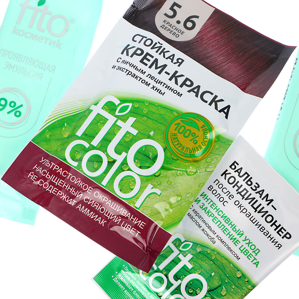 Краска для волос FITO COLOR Classic, 115 мл, тон 5.6 красное дерево, арт.№ 081-007