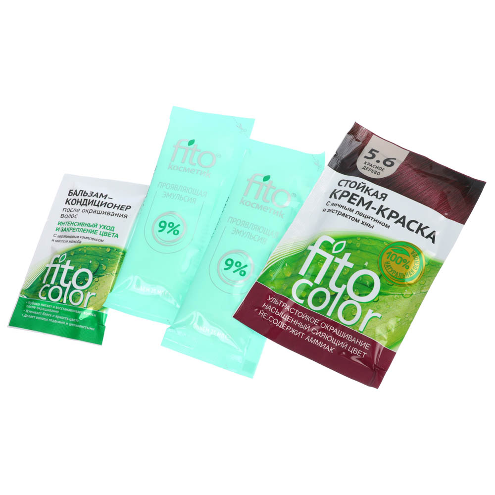 Краска для волос FITO COLOR Classic, 115 мл, тон 5.6 красное дерево, арт.№ 081-007