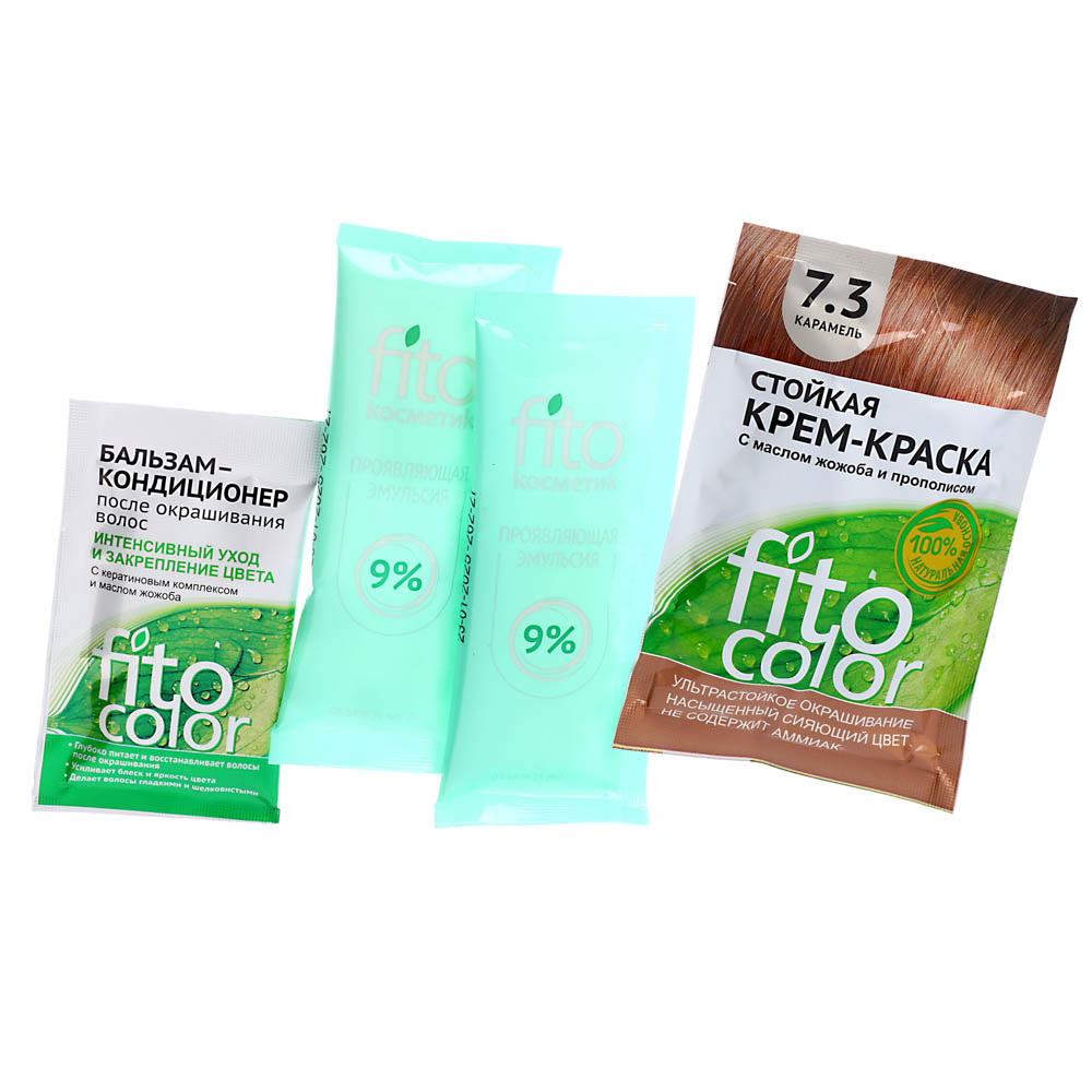 Краска для волос FITO COLOR Classic, 115 мл, тон 7.3 карамель, арт.№ 081-009